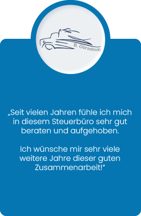 Kundenfeedback Obradovic