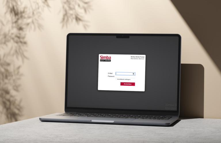 Zugriff auf das Portal Simba Direkt Beispielbild vom Zugriff auf das Portal Simba Direkt