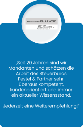 Kundenfeedback Fahrservice Bauer